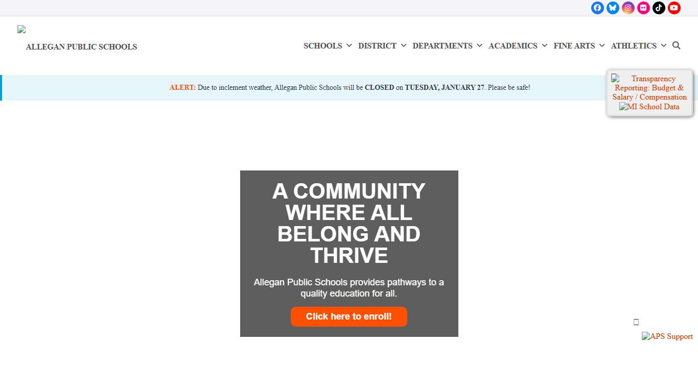 Allegan Public Schools – A community where all belong and thrive